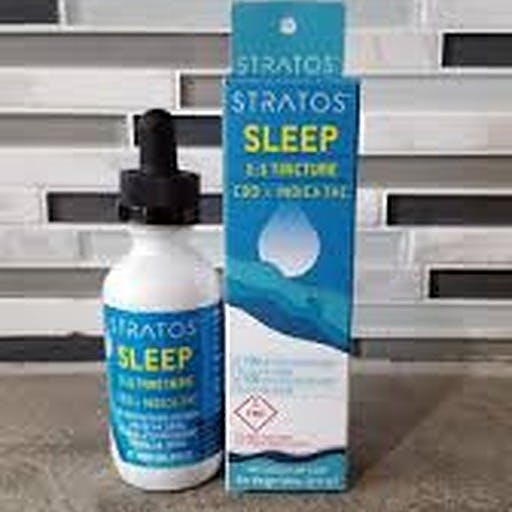 Stratos Tangerine Sleep 1:1 Tincture, 100mg THC/100mg CBD